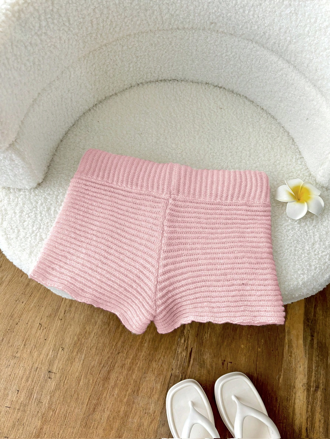 Starry Knit Shorts – Soft, Sweet & Playful
