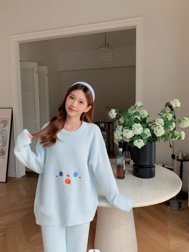 Frosty Mood Fleece Set – Baby Blue Comfortwear
