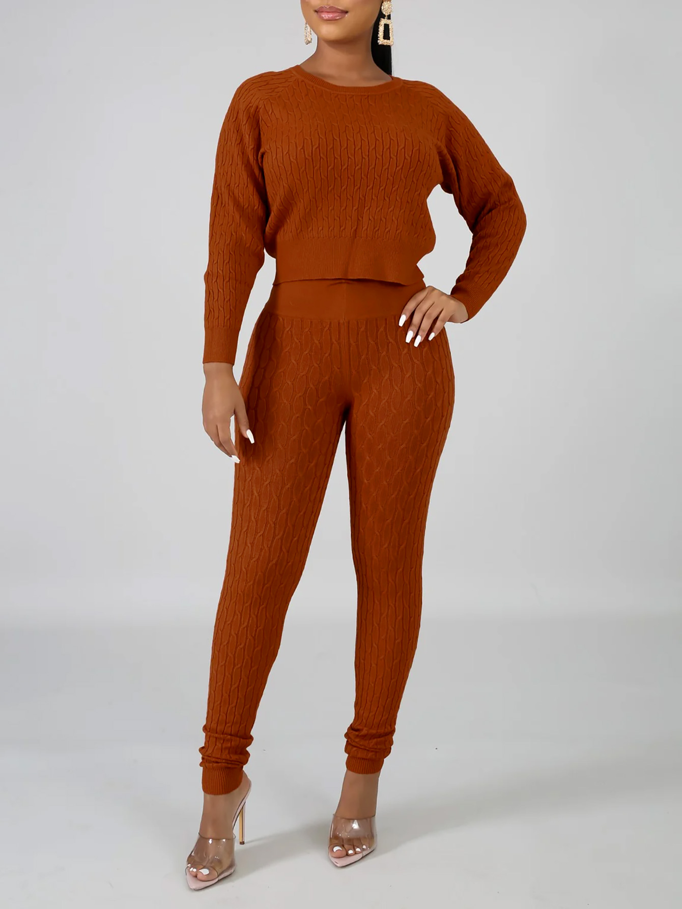 Cinnamon Knit Sculpt Set
