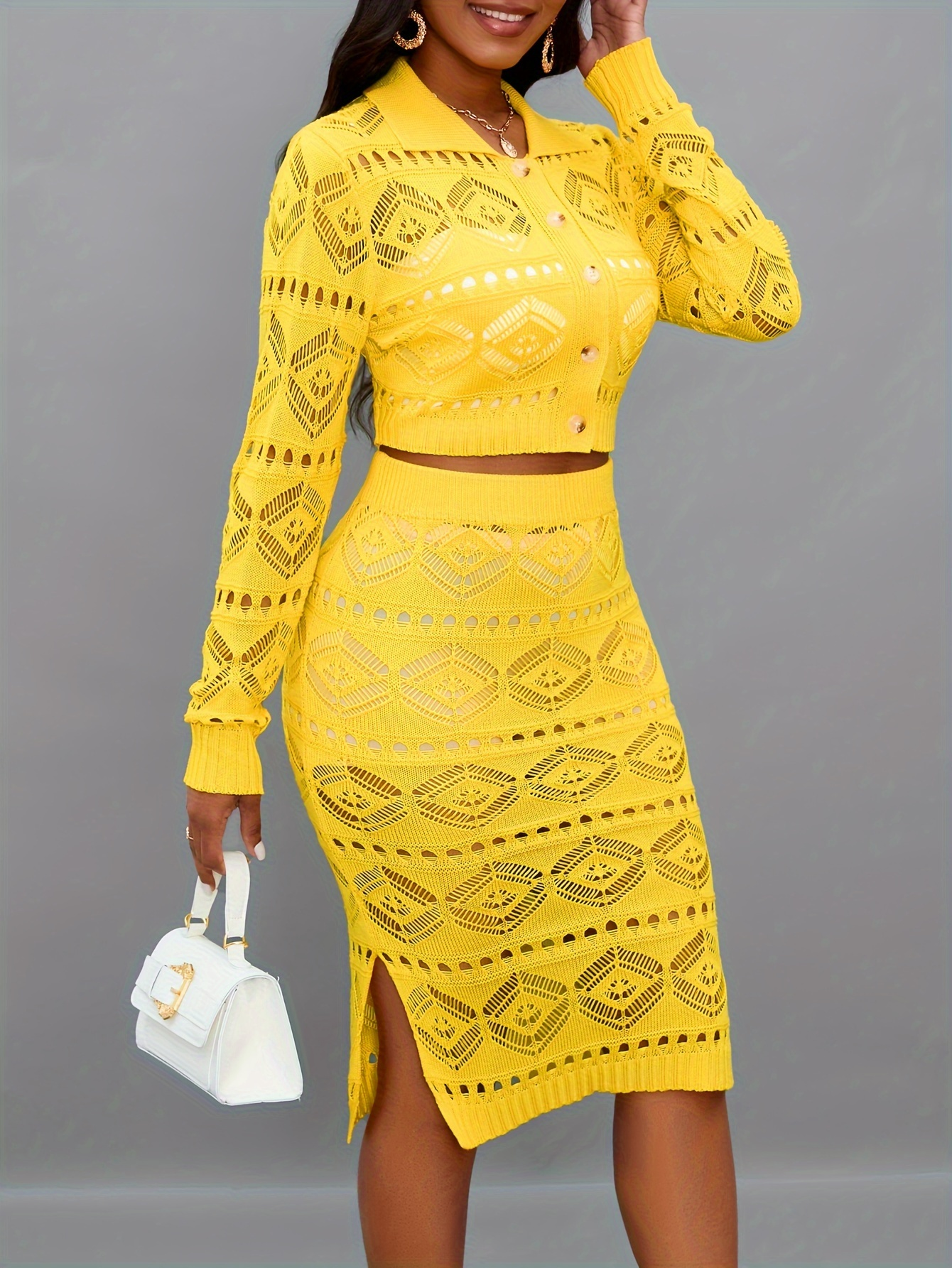 Golden Radiance Crochet Set