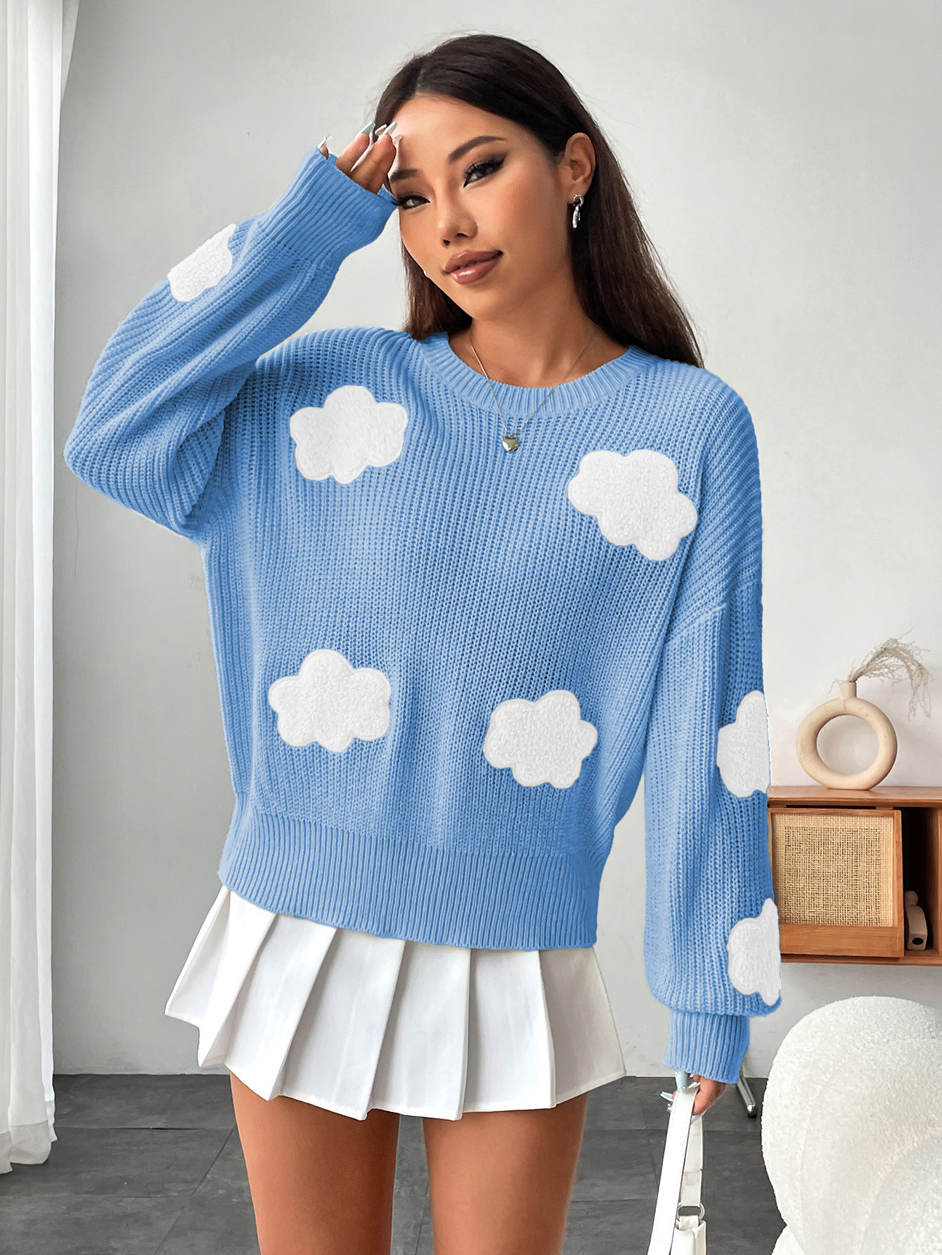 Blue Skies Forever Knit