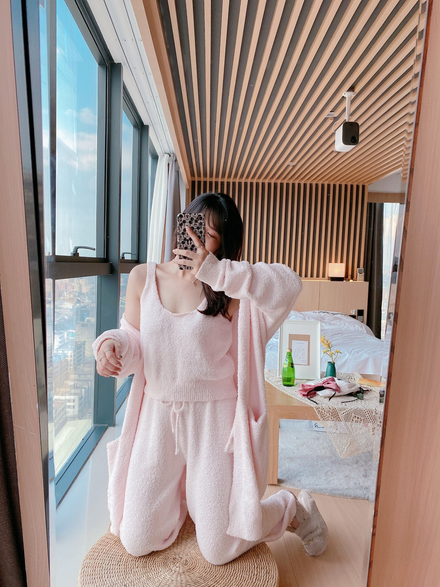 Blush Cloud Loungewear Set – Ultra Soft & Cozy