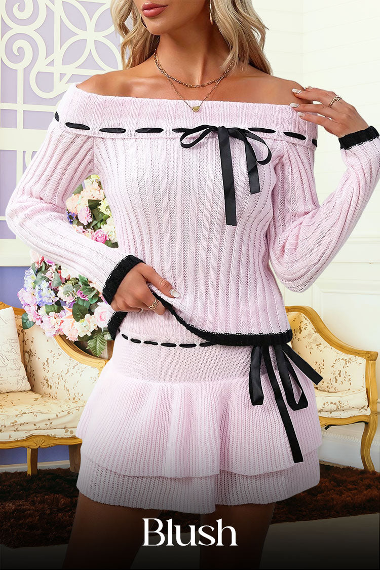Knit Sweater/Shrug & Tube Top Set