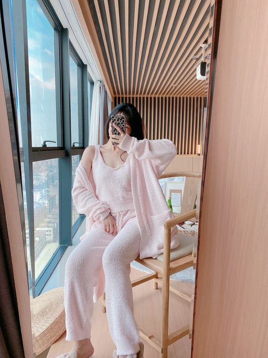 Blush Cloud Loungewear Set – Ultra Soft & Cozy