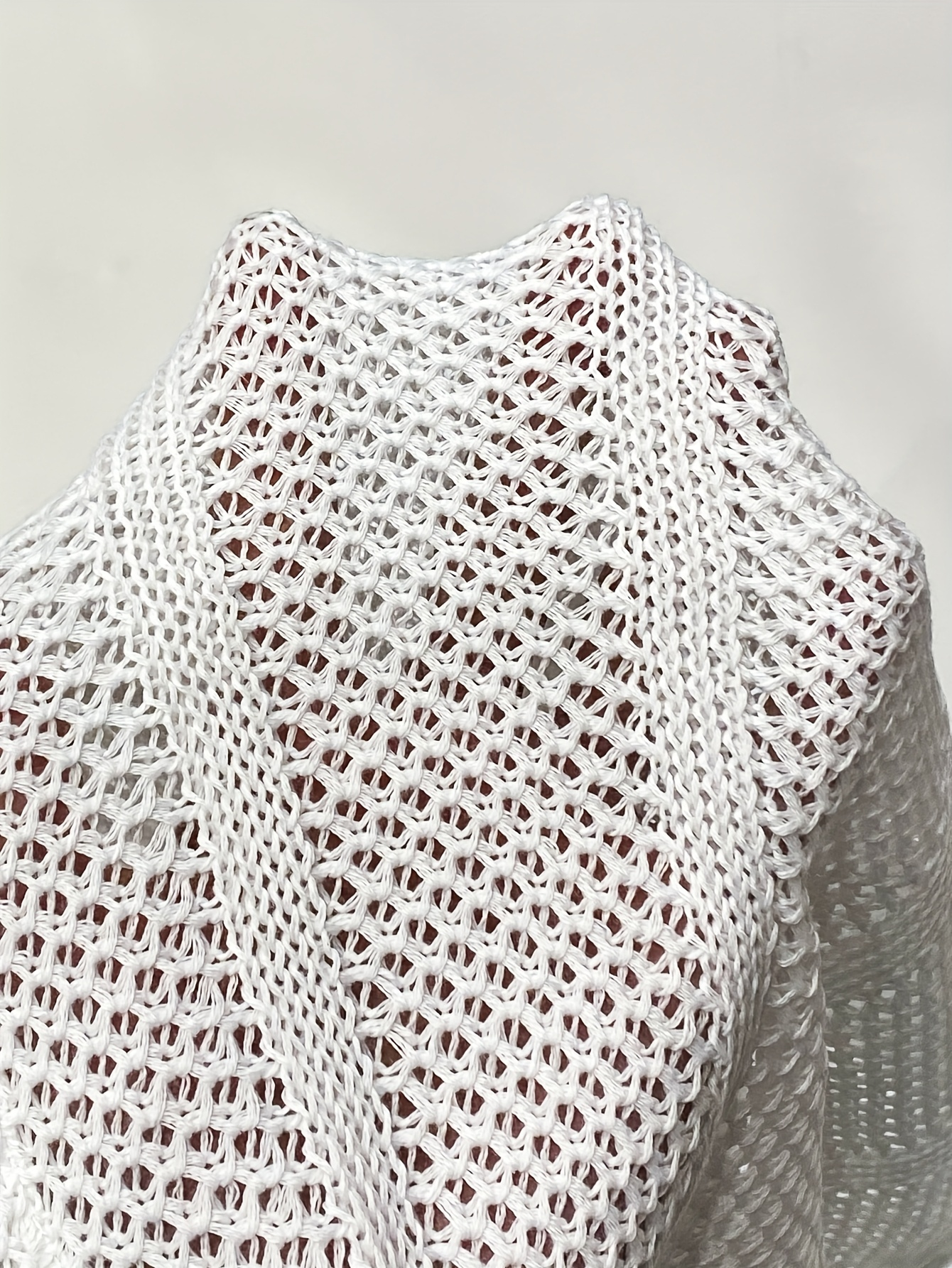Sculpted Serenity Knit Maxi Dress – White Elegance
